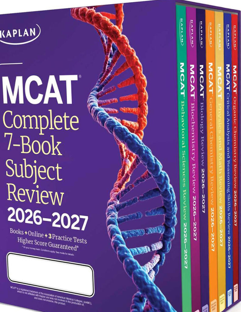 best MCAT prep books 2026-2027 | Kaplan Complete MCAT 7 Books