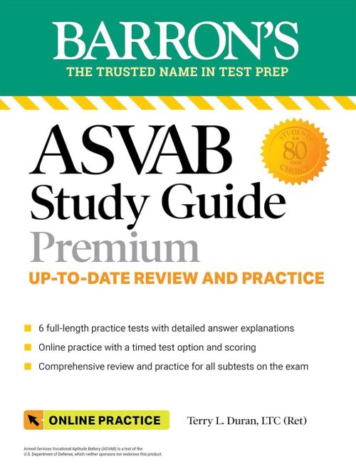 Barron's ASVAB Study Guide Premium